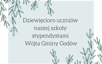 Stypendyści Wójta Gmina Godów